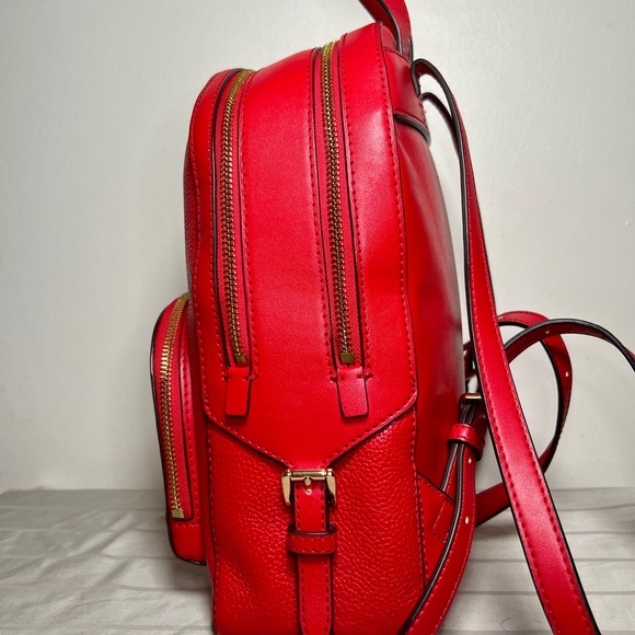 Michael Kors Vibrant Red Backpack - Picture 3 of 11